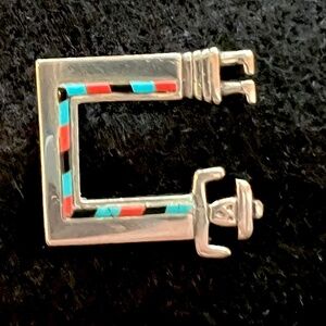 Sterling Silver Vintage Yei "Water Sprinkler" Pin